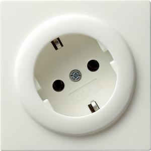 Steckdose - SCHUKO-Steckdose 30 Grad für S-Color reinweiß - 044840
