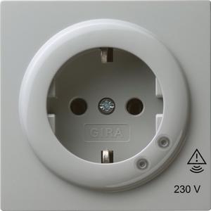 Steckdose - SCHUKO-Steckdose Überspannungsschutz für S-Color grau - 045142