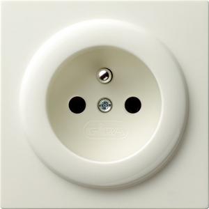 Steckdose - Steckdose Erdstift für S-Color reinweiß - 048440