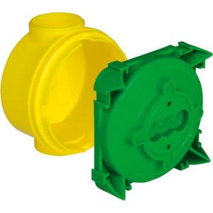 Betonbaudosen - Wandleuchten-Anschlussdose mit Putzhaut Auslassöffnung Ø 35 mm T 58 mm - A1248-40