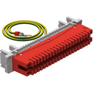 Überspannungsableiter für Informations-/MSR-Technik - Erdungsleiste 34 polig für LSA Plus rot - 5084016