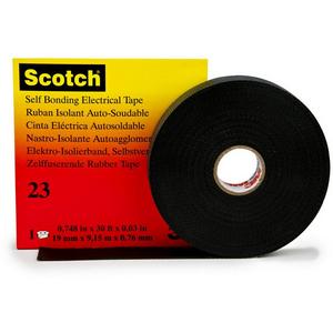 Isolier- und Klebeband - Kautschukband Scotch 23 selbstverschweißend 19mm x 9,15m - 7000007286