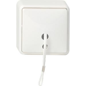Installationsschalter - Zugschalter Wechsel Aufputz reinweiß - 014613