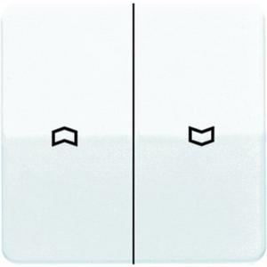 Abdeckung für Schalter, Taster, Dimmer, Jalousie - Wippe Symbole für Jalousie-Wippschalter Jalousie- und Taster BA 2-fach - CD595P