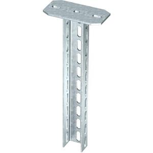 Hängestiel für Kabeltragsystem - Hängestiel mit angeschweißter Kopfplatte Stahl tauchfeuerverzinkt 70x50x600 mm - 6339093