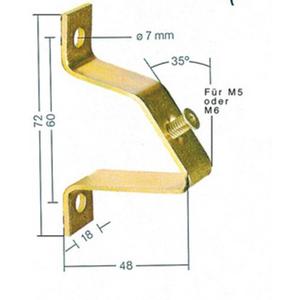 Montagezubehör (Schaltschrank) - Tragschienenträger TSTW 5/M5 - 0178100000
