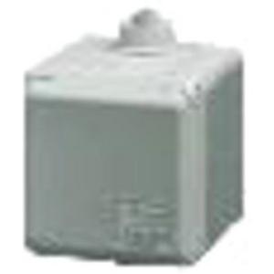 CEE/SCHUKO-Architekturprogramm (IP44) - AP CEE-Wandsteckdose Cepex 32A 4p 400V 6h IP44 lichtgrau o.Schloss - AM 4108