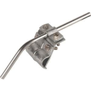 Anschlussklemme für Blitzschutz - Dachrinnenklemme Ø 13-25 mm Rd. 7-10 mm St/tZn - 339010