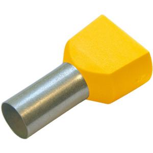 Aderendhülse - Twin-Aderendhülse 6 mm² / L 14 mm gelb - 270797