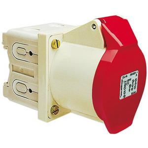 CEE-Anbausteckdose - CEE-Anbaudose gerade 16A 5P 400V 6h IP44 - 410VS