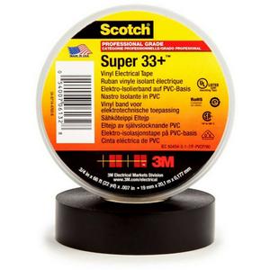 Isolier- und Klebeband - Elektro-Isolierband Scotch Super33+ 19mm x 20m schwarz - 7000042541