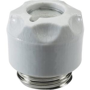 D-Sicherungsschraubkappe - DIAZED Schraubkappe DIII E33 63A 500VAC/500VDC aus Porzellan mit Prüfloch - R217641