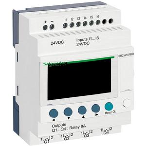Logikmodul - SPS-Grundgerät ZELIO2 KOMPAKT 6E 4A 24VDC SR2A101BD - SR2A101BD