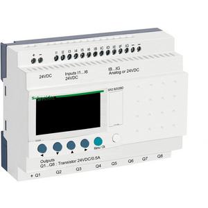 Logikmodul - SPS-Grundgerät ZELIO2 KOMPAKT 12E 8A 24VDC SR2B202BD - SR2B202BD