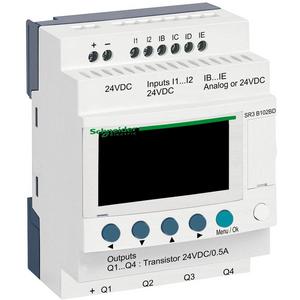 Logikmodul - SPS-Grundgerät ZELIO2 MODULAR 6E 4A 24VDC SR3B102BD - SR3B102BD