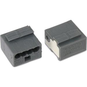 Steckklemme - MICRO-Verbindungsdosenklemme 4-Leiter-Klemme 4-polig dunkelgrau - 243-204