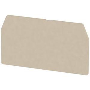 Abschluss- und Zwischenplatte für Reihenklemme - Abschluss- und Zwischenplatte ZAP/TW 5 - 1608830000