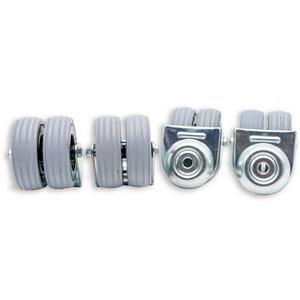 Komponente für den Transport (Schaltschrank) - 4 Stück Lenkrollen DN75mm freilaufend 100kg Tragfähigkeit - LENK 2