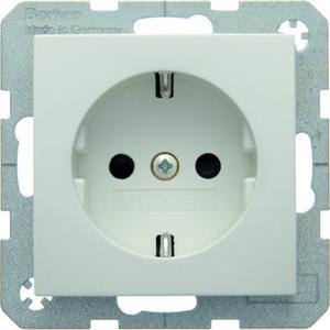 Steckdose - SCHUKO-Steckdose S.1/B.3/B.7 polarweiß glänzend - 47238989