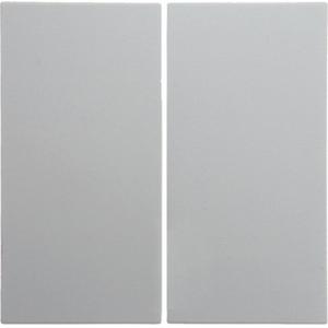 Abdeckung für Schalter, Taster, Dimmer, Jalousie - Wippe 2-fach polarweiß glänzend - 16238989