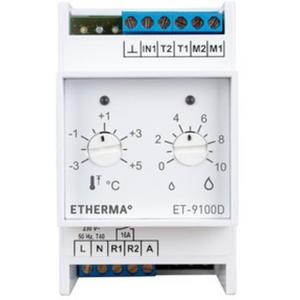 Temperaturregler Reiheneinbau - Steuerung für Dachrinnenheizung, exkl. Fühler - 40673
