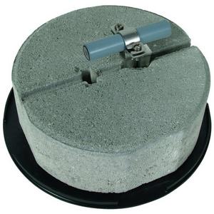 Dachleitungshalter für Blitzschutz - Leitungshalter f. HVI-Leitung NIRO D 20-23mm ohne Spannband - 253239