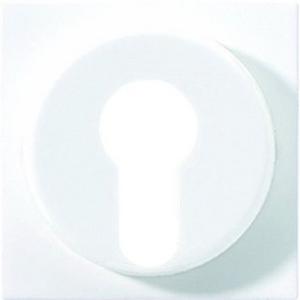 Abdeckung für Schalter, Taster, Dimmer, Jalousie - Abdeckung für Schlüsselschalter 104.28 ... CD 104.18 WU weiß glänzend - A528PLWW