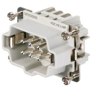Kontakteinsatz für Industriesteckverbinder - Einsatz HDC HE 6 MP - 1873530000