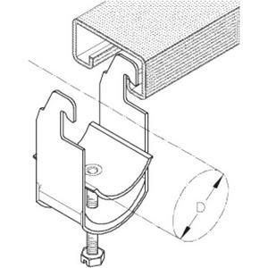 Bügelschelle - Kabelschelle K 28 AC-E für Durchmesser 24-28 mm - 079381