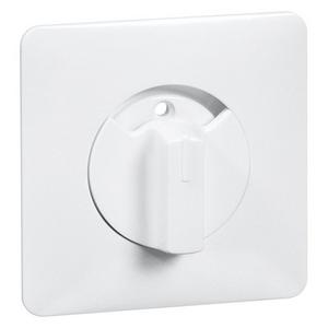 Abdeckung für Schalter, Taster, Dimmer, Jalousie - Abdeckung Zeitschalt./ Jalousie weiß - 00133811