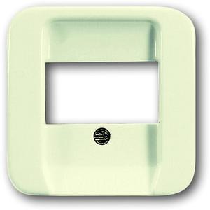 Kommunikationstechnik - Zentralscheibe Multimedia 1-fach weiß - Duro 2000® SI - 2CKA001724A0434