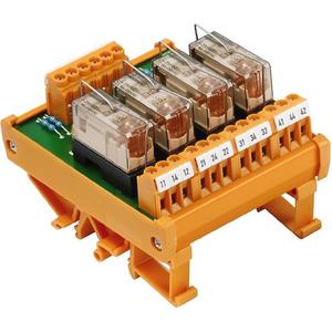 Schaltrelais - Relaiskoppler 4 Kanal gemeinsamer - 24 V DC LED gelb - 1113361001