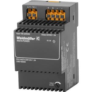 Gleichstromversorgung - PRO INSTA 30W 24V 1,3A Hutschienen-Netzteil - 2580190000