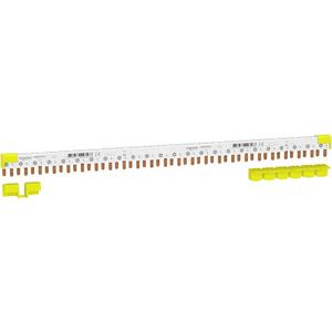 Phasenschiene - Acti9 Kammschiene GELB 1+N für 80 A - 24 Module - A9XPC624