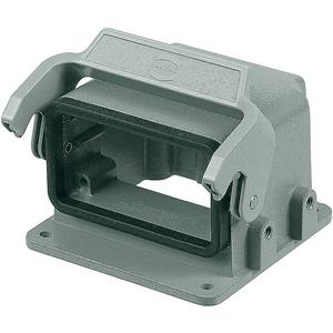 Gehäuse für Industriesteckverbinder - Motoranschlussgehäuse pulverbeschichtet BG 10 B Längsbügel pulverbesch. RAL 7037 - 09300100901