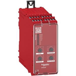 Gerät zur Überwachung von sicherheitsgerichteten Stromkreisen - Sicherheitsrelais 10Fkt 1 Kreis PLe/Kat4/SIL3 3Suv+3Sv 0,1-900s 1Ö 2T 24V SK - XPSUAT13A3AP