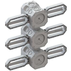 Betonbaudosen - Betonbau Prefix 2.0 Beton Einbaudose 3x1 NUP - A9941.35