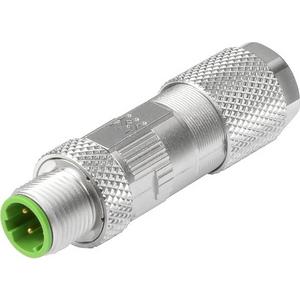 Rundsteckverbinder (Industriesteckverbinder) - Rundsteckverbinder (feldkonfektionierbar) Schneidklemmanschluss M12 0.14 mm² - 2544780000