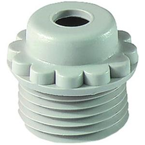 Kabeleinsteckstutzen - Würgenippel Ausführung mit Loch 120 MG M20x1,5 lichtgrau - 120MG
