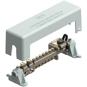 Potenzialausgleich-Schiene - Potentialausgleichsschiene 217mm CuZn grau - 5015650