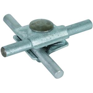 Verbinder für Blitzschutz - MV-klemme Kreuz und parallel St/tZn Rd. 8-10 mm - 390060