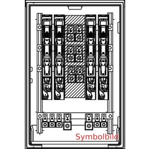 Kabelverteilerschrank - Kabelverteilerschrank F3-K mit 2 NH00-Leisten - 3782.3