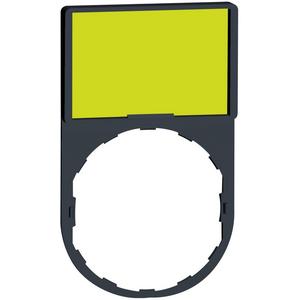 Bezeichnungsschild für Befehlsgeräte - Schildträger mit Leerschild flach weiß - ZBY6102