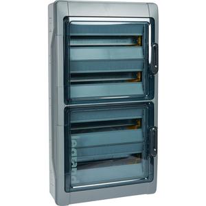 Installationskleinverteiler - Feuchtraumverteiler Aufputz Plexo3 IP65- 4-reihig - 601988