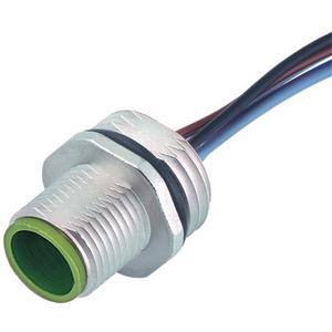 Konfektioniertes Sensor-Aktor-Kabel - M12 Flanschstecker A-codiert Vorderwandmontage - 7000-13521-9720050