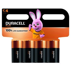 Batterie - Duracell Plus Alkaline-Batterien 4C K-Pack 4 Stück - 141865