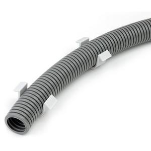 Rohrschelle - Mauernutschelle Omega halogenfrei hellgrau - 085208