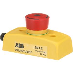 NOT-AUS-Taster, Komplettgerät - SMILE 11 EA Not-Halt-taster 1 x 5-poliger Stiftstecker M12, 2 x NC - 2TLA030051R0000