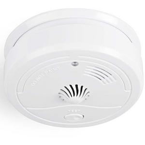 Brandmelder - Wärmemelder Batteriebetrieben 85 dB mit Testtaste weiß - DTCTH10WT