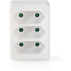 Steckdosenleiste - Stromverteiler 3-Wege Schuko-Steckdose Weiß - PSSPL300C1WT